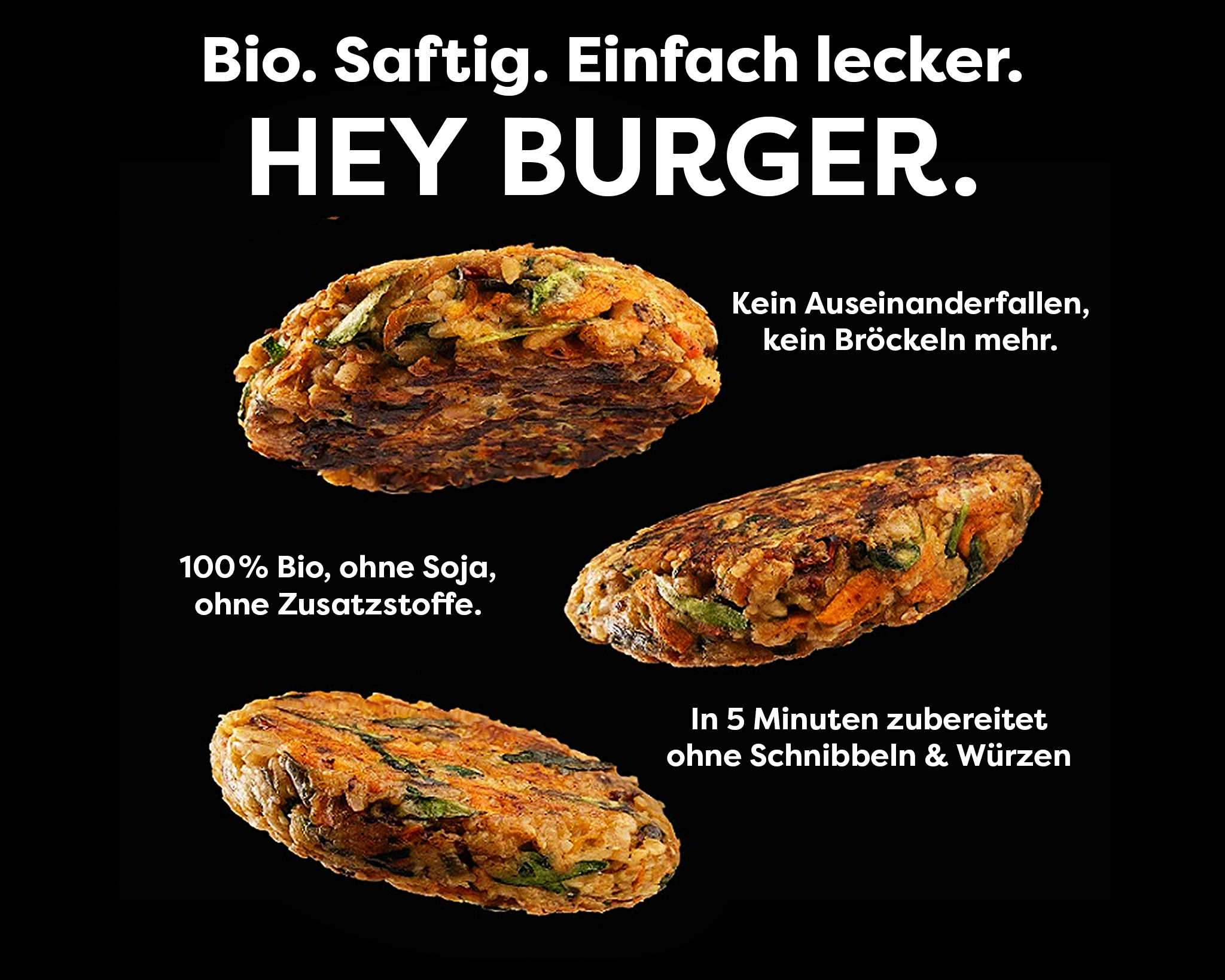 HEY BURGER Gemüse 210g