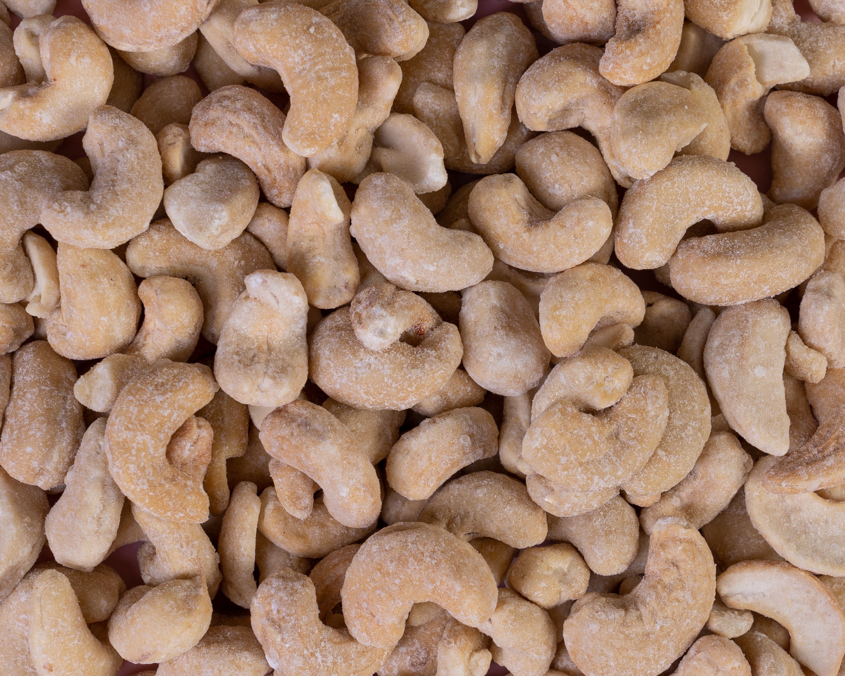 Cashewkerne gesalzen bio als Nahaufnahme