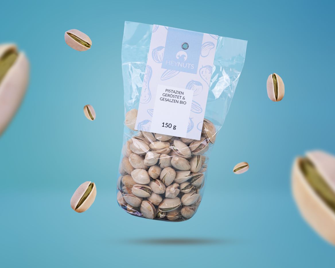Pistazien in der Schale geröstet gesalzen bio