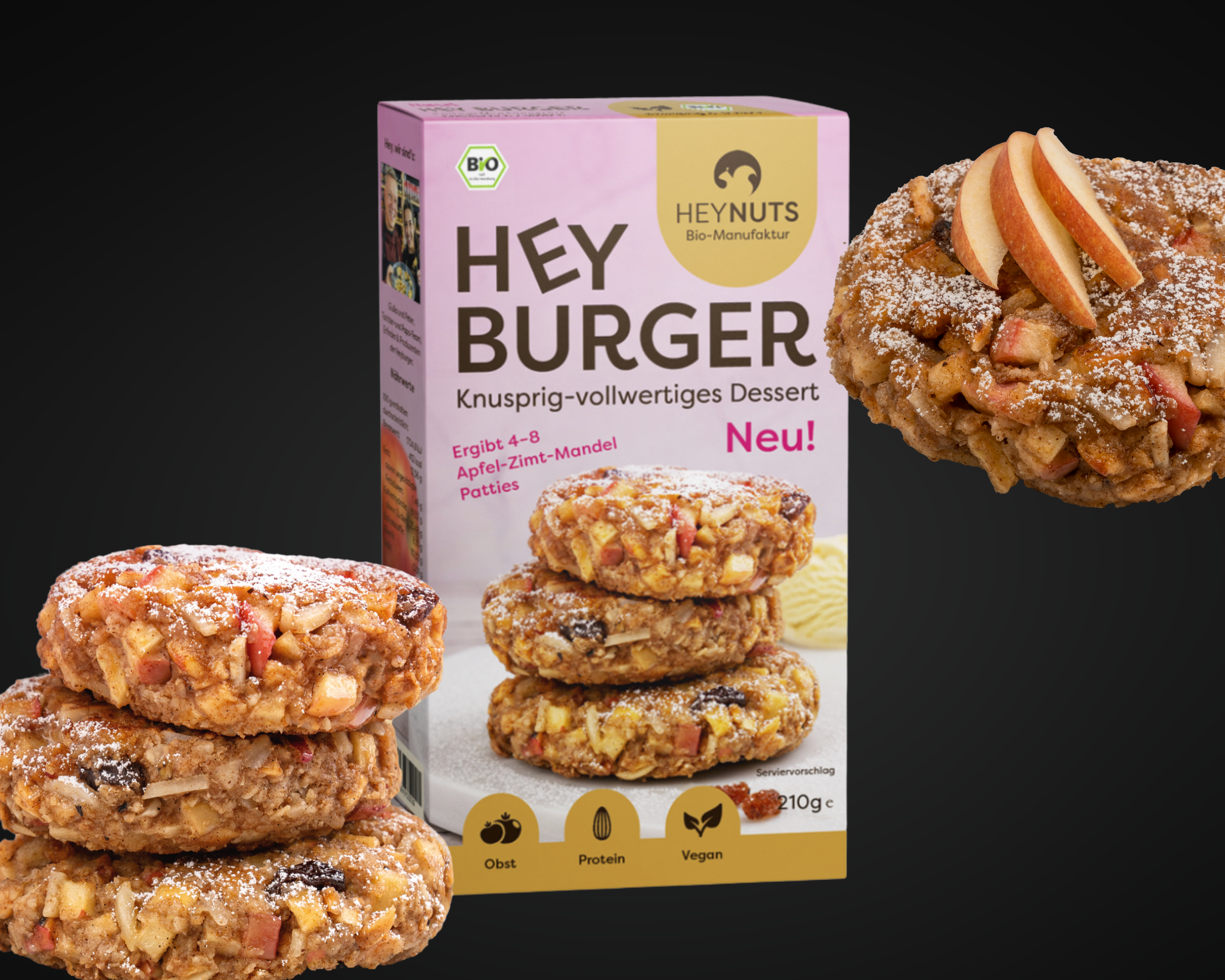 HEY BURGER Apfel-Zimt 210g