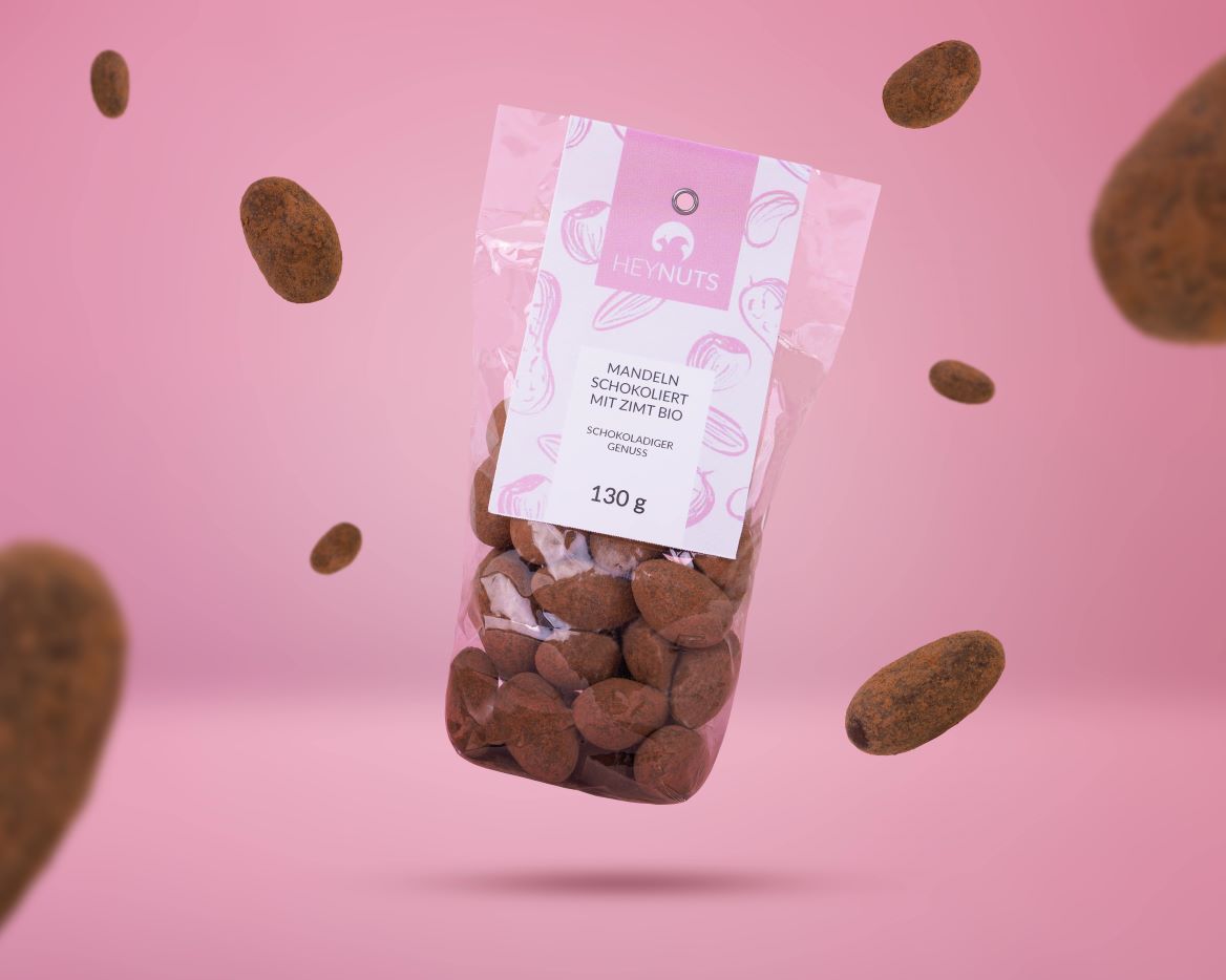 Mandeln mit Zimt schokoliert bio Mandeln mit Zimt schokoliert bio